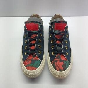 Converse All Star Chuck Taylor Women's‎ Black/Floral/Rose Skate Shoes Size 5